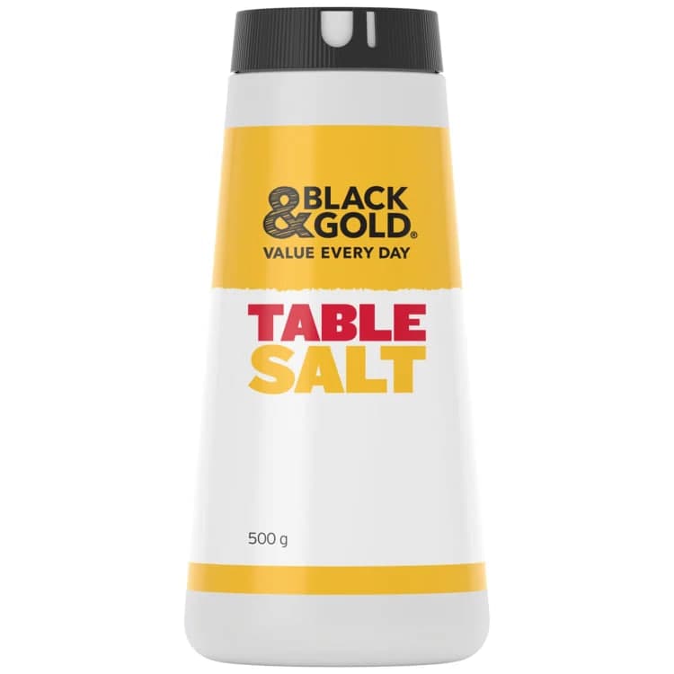 Table Salt - Black & Gold