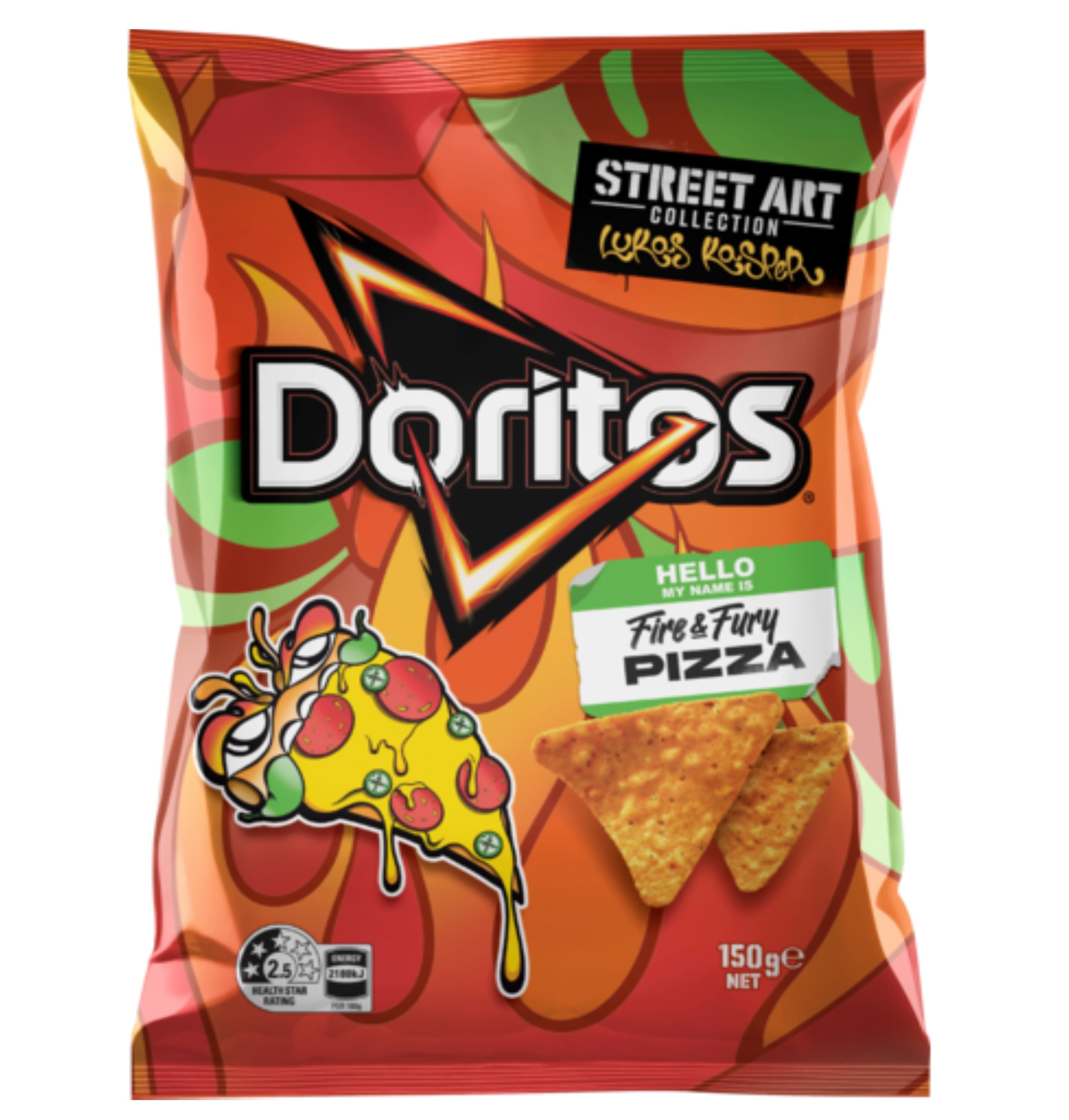 Fire & Fury Pizza - Doritos