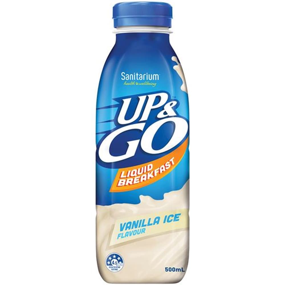 Up & Go Liquid Breakfast Vanilla Ice Flavour 1