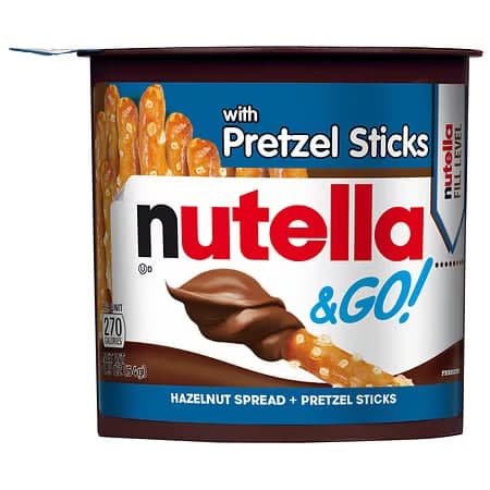 Nutella & Go with Pretzel Sticks