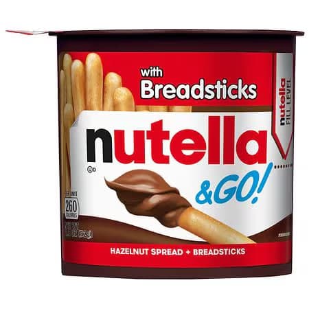 Nutella & Go with Breadsticks