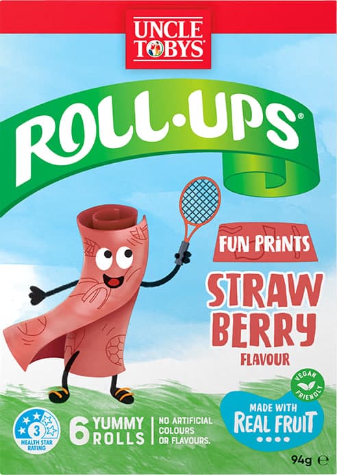 Roll Ups Strawberry Flavor