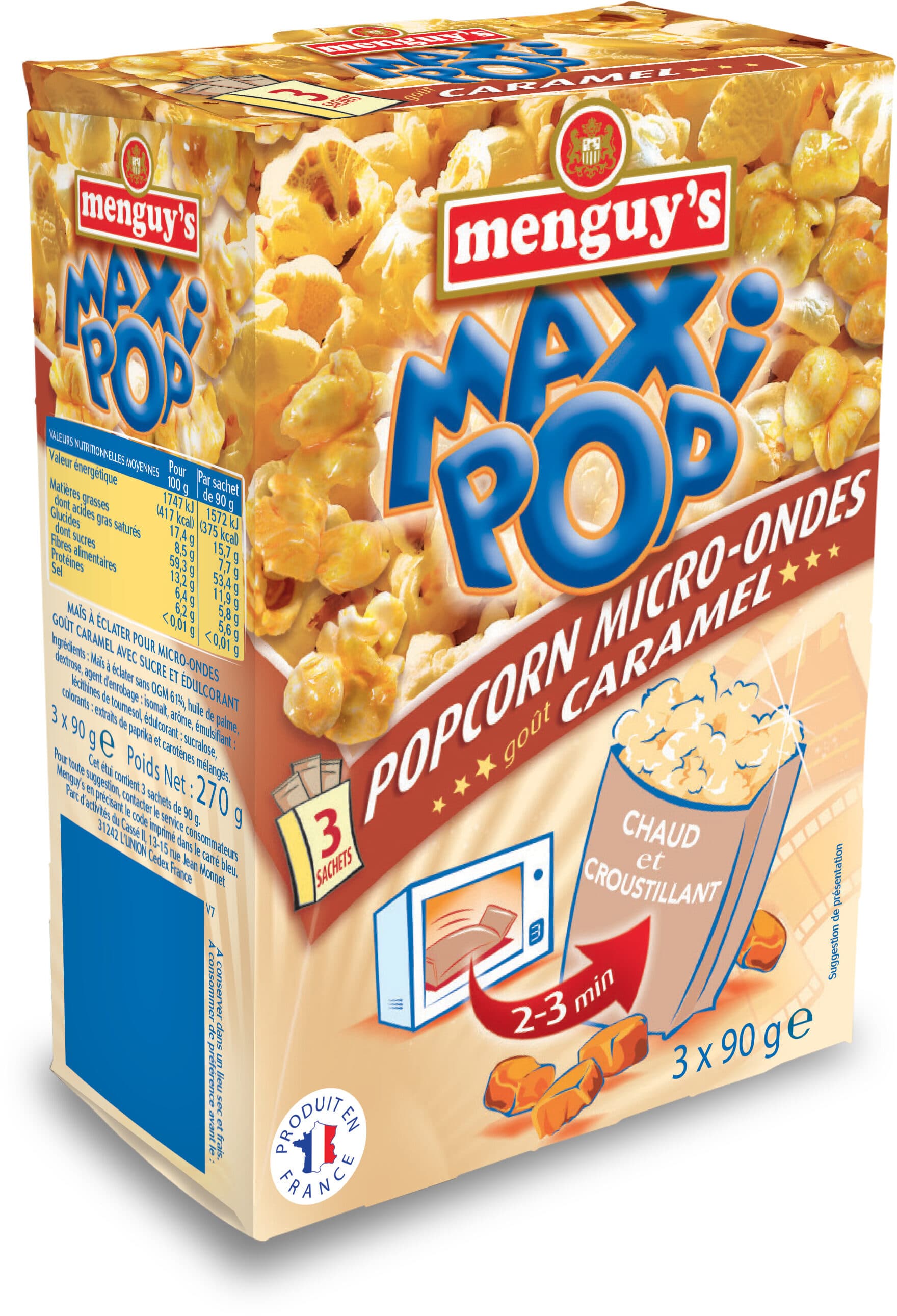 Microwave Popcorn with Caramel