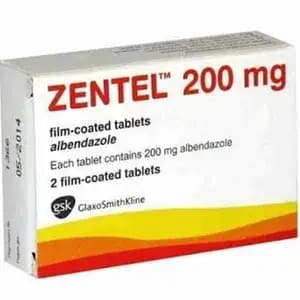 Albendazole 200mg Tablets - Zentel - Ucare Pharmacy