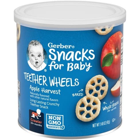 Baby Teether Wheels Apple Harvest Crunchy - Gerber