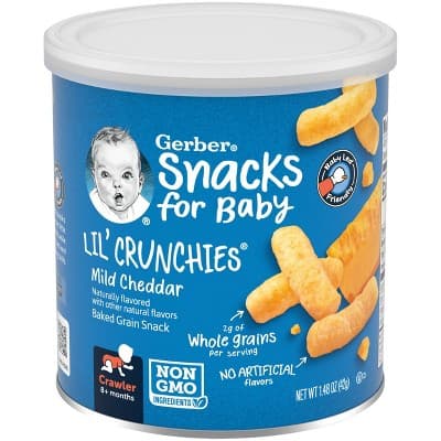 Baby Lil' Crunchies Mild Cheddar Baked Corn