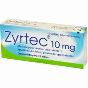 Cetirizine 10mg Tablets - Zyrtec - Ucare Pharmacy