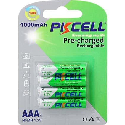 Pre-Charged 1.2V AAA4