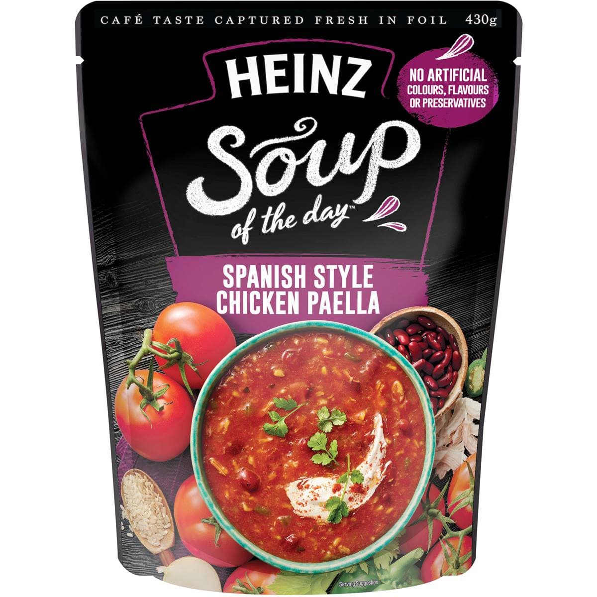 Spanish Style Chicken Paella Soup