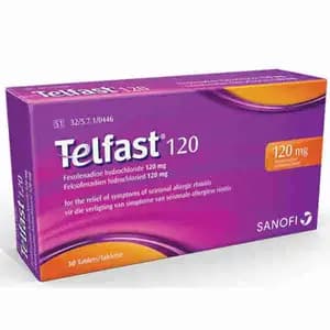 Telfast Fexofenadine 120mg - Ucare Pharmacy