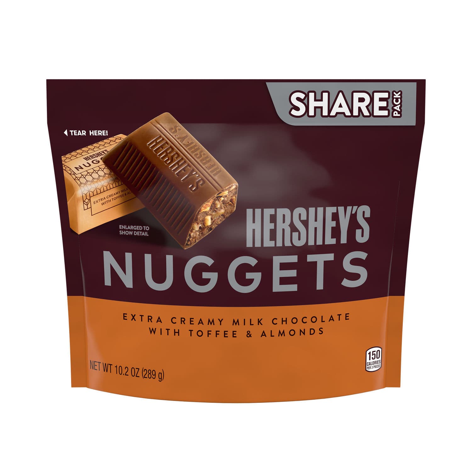 Extra Creamy Chocolate with Toffee & Almond Nuggets