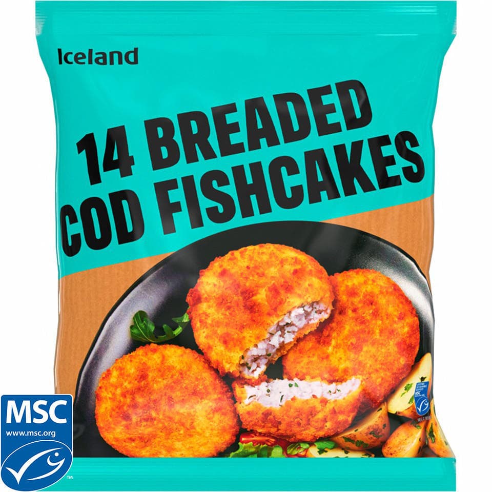 Breaded Cod Fishcakes - Iceland