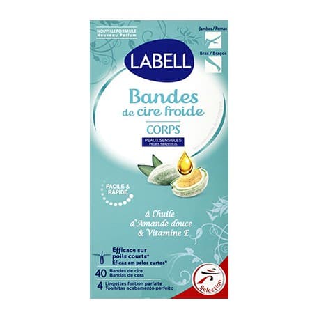 Sweet Almond Oil & Vitamin & Body Wax Strip