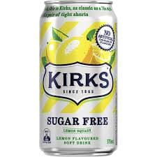 Lemon Squash Sugar Free - Kirks