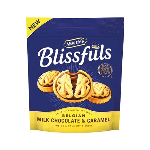Blissfuls Belgian Chocolate & Caramel Biscuit - McVitie's