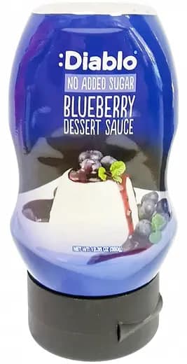 Blueberry Dessert Sauce Sugar Free - Diablo 1