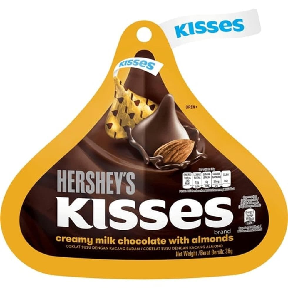 Kisses Creamy Milk Chocolate with Almond