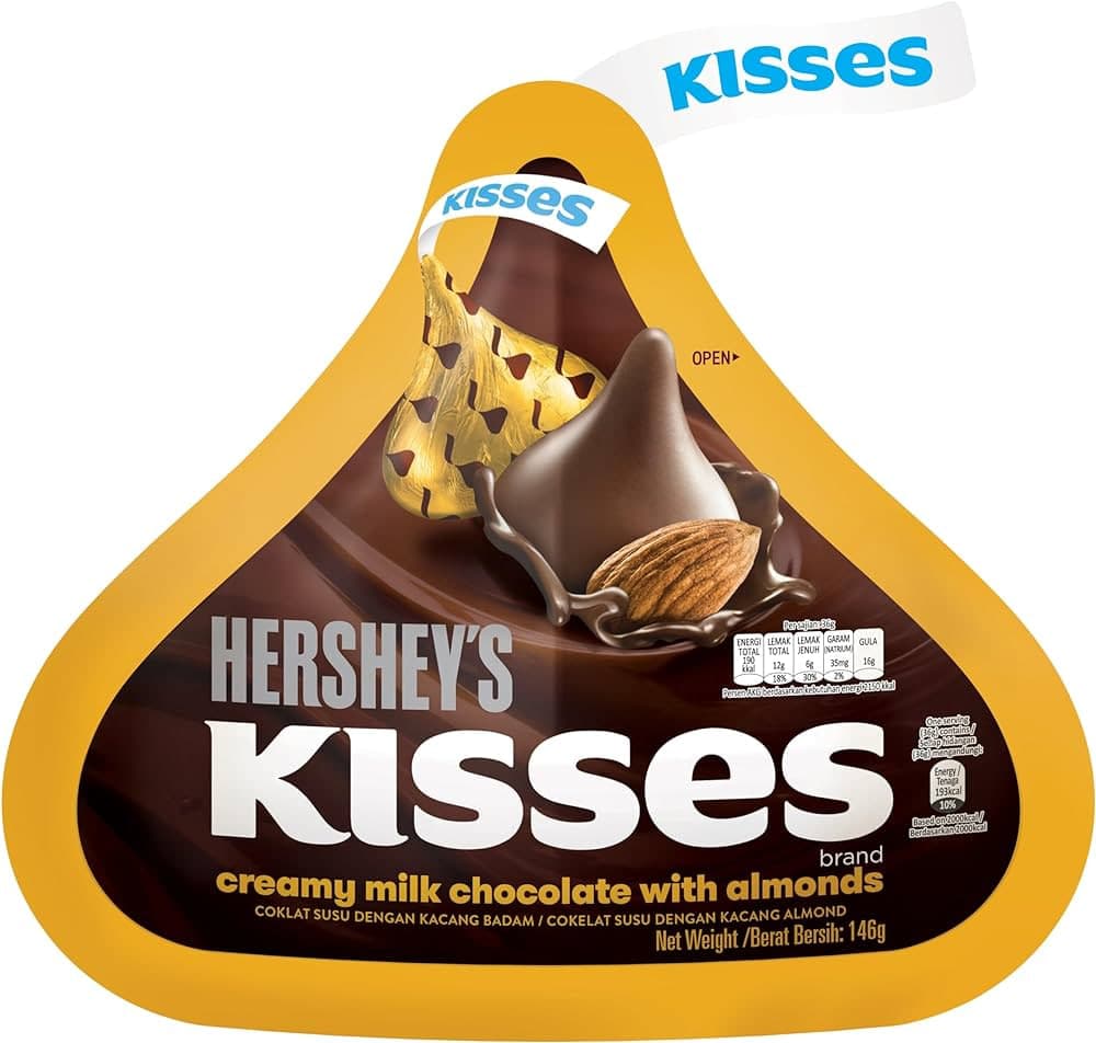 Kisses Creamy Milk Chocolate with Almond