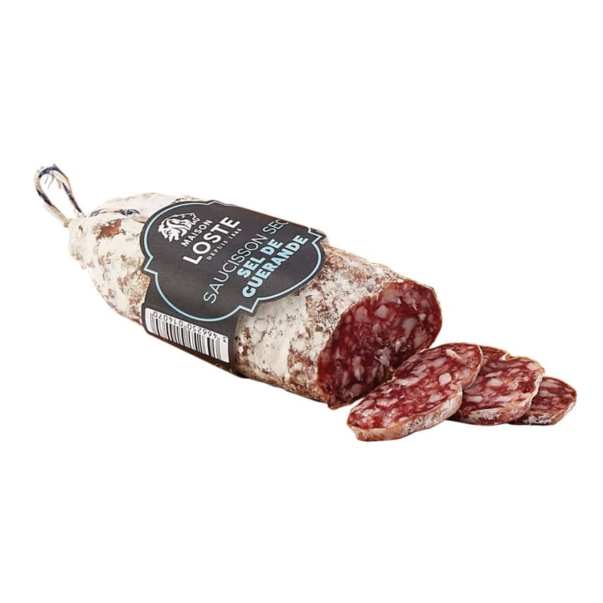 Dry Sausage with Guerande Salt