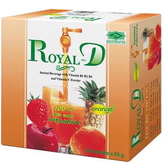 Electrolyte Beverage Orange with Vitamin - Royal-D