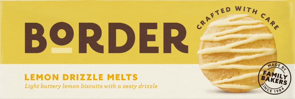 Lemon Drizzle Melt Biscuit - Border