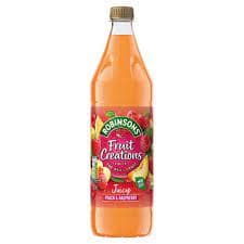 Juciy Peach & raspberry No Added Sugar - Robinsons