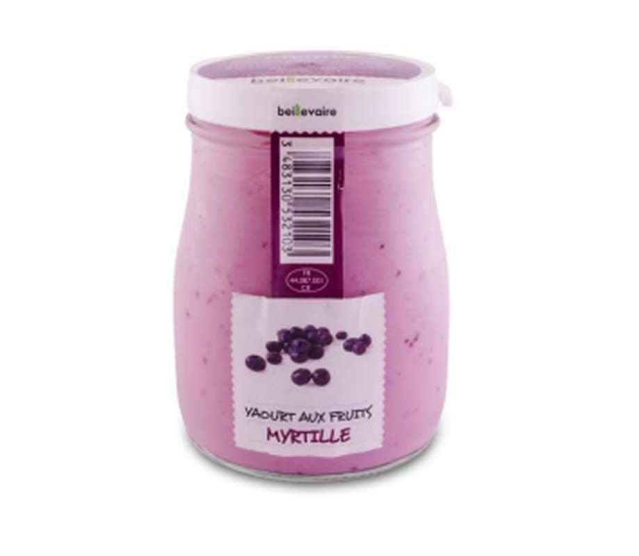 Sweetened Yogurt with Blueberry