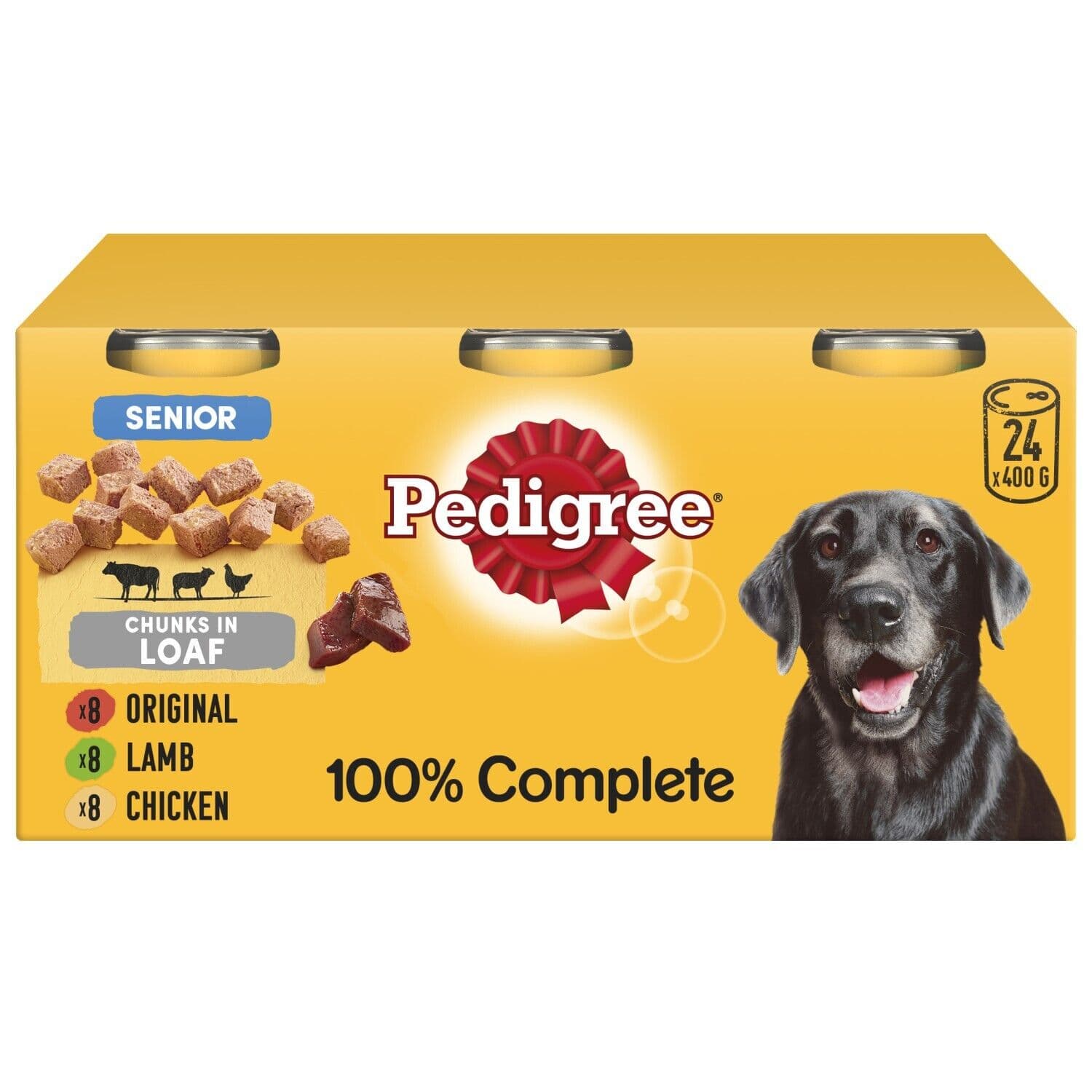 Senior Dog Food in Loaf - Pedigree 1