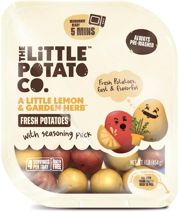 A Little Lemon & Garden Herb Fresh Potatoes with Seasoning Pack - The Little Potato Co