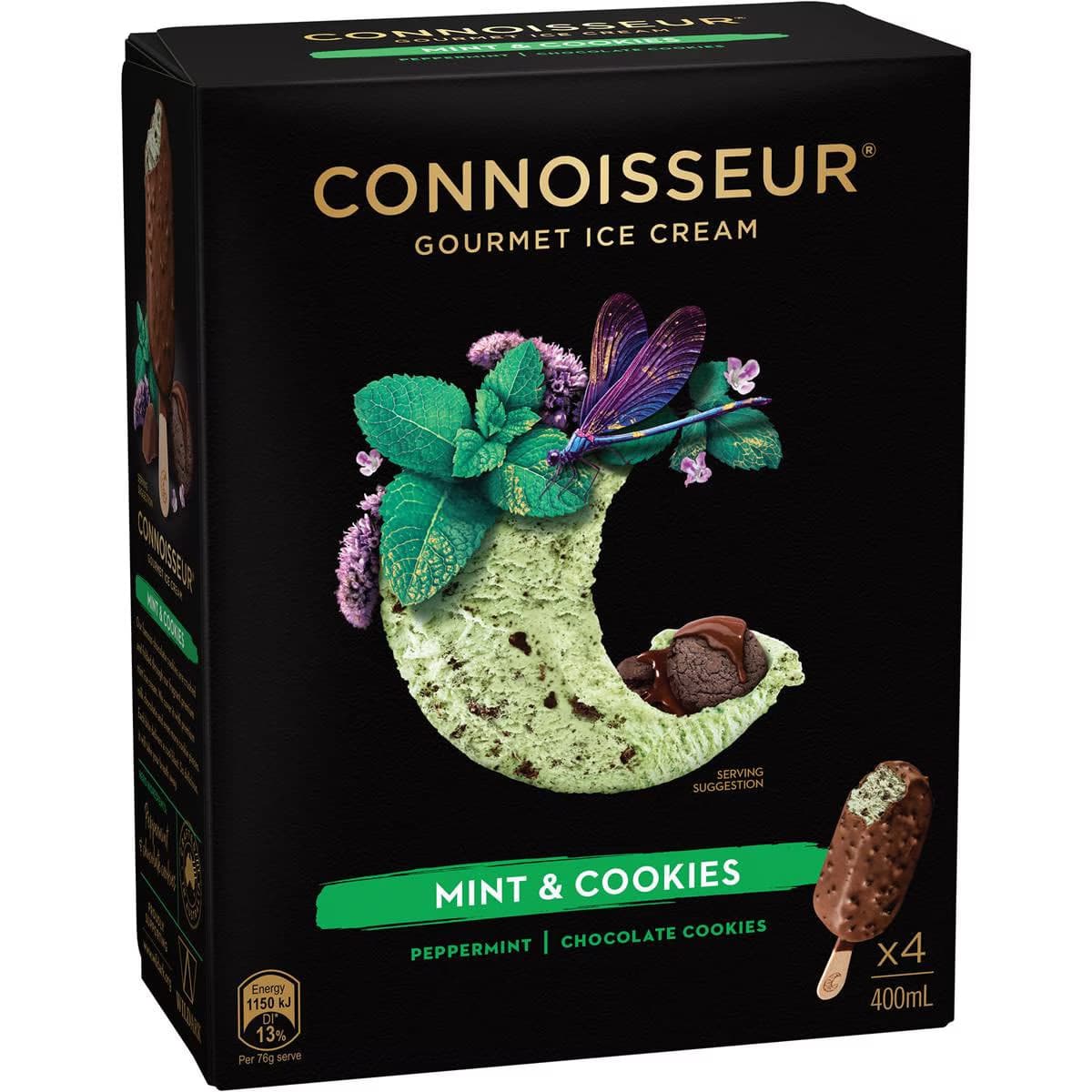 Gourmet Ice Cream Mint & Cookies - Connoisseur