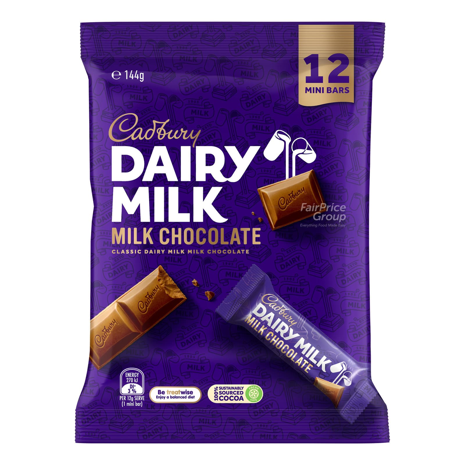 Dairy Milk Chocolate Mini Bars