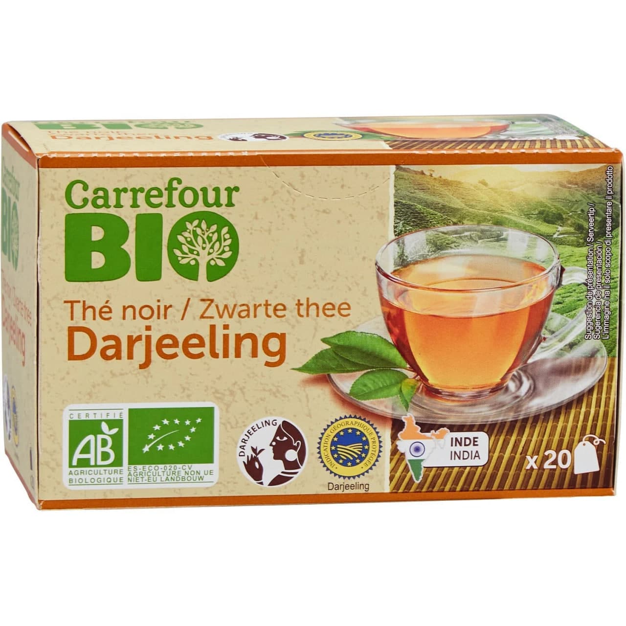 Bio Black Tea Darjeeling - Carrefour
