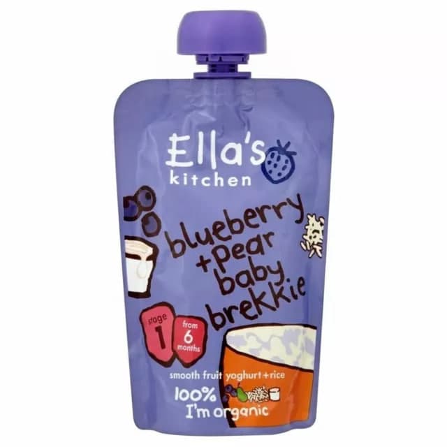 Organic Blueberry & Pear Baby Brekkie