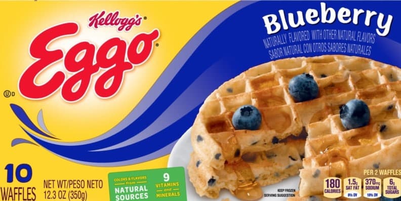 Eggo Blueberry Waffle - Kellogg's 