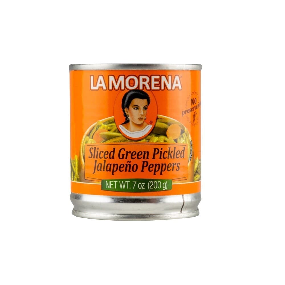 Sliced Green Pickled Jalapeno - La Morena