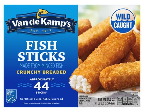 Crunchy Fish Sticks - Vande Kamp's
