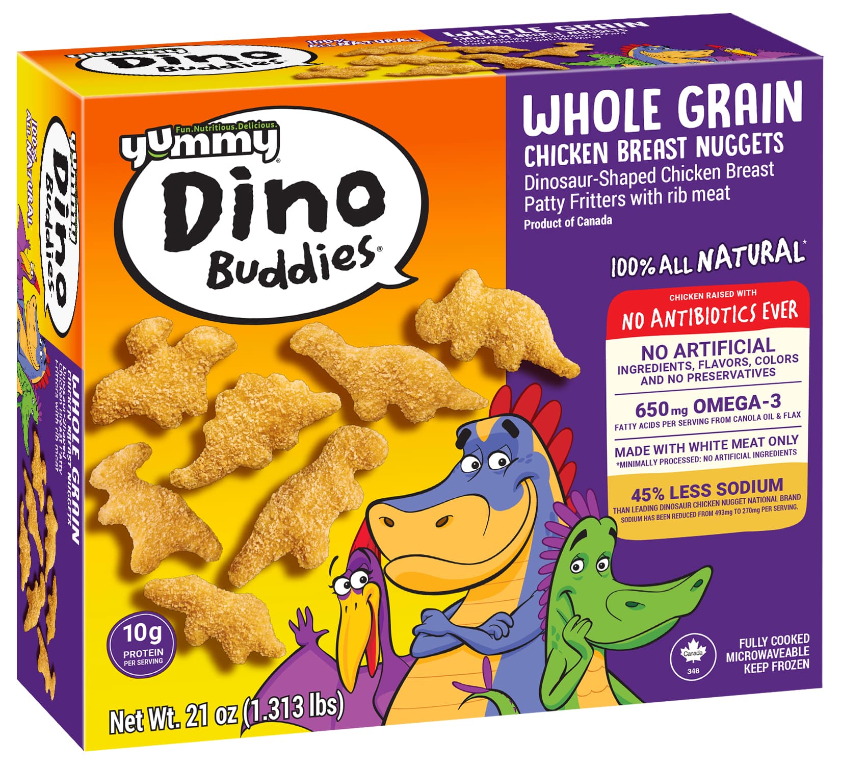 Alphabet Shaped Chicken Breast Nuggets - Yummy Dino Buddies 1