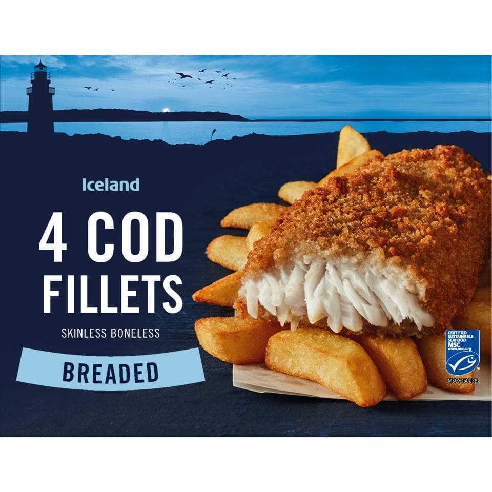 Cod Fillets Breaded