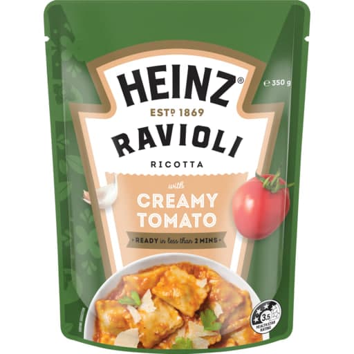 Ravioli Ricotta with Creamy Tomato
