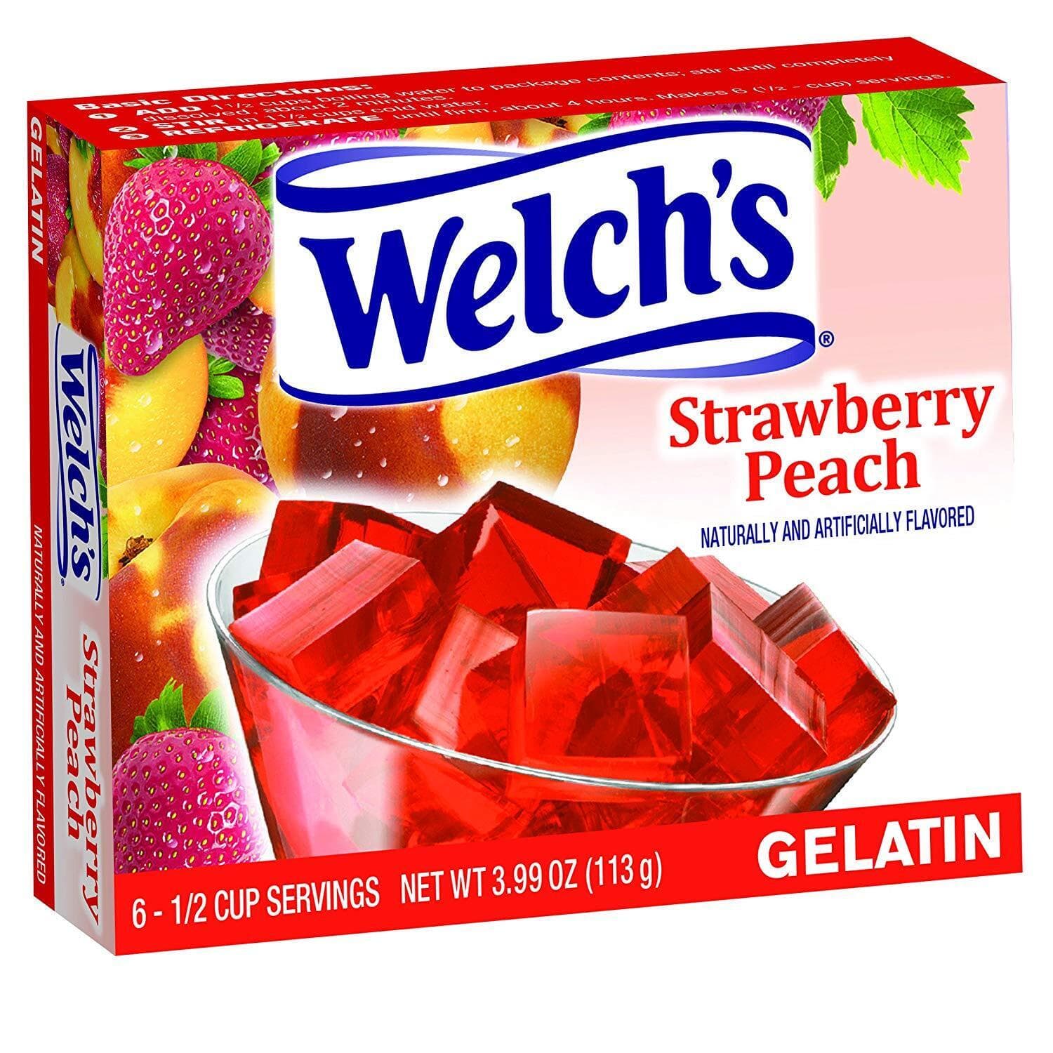 Strawberry Peach Gelatin