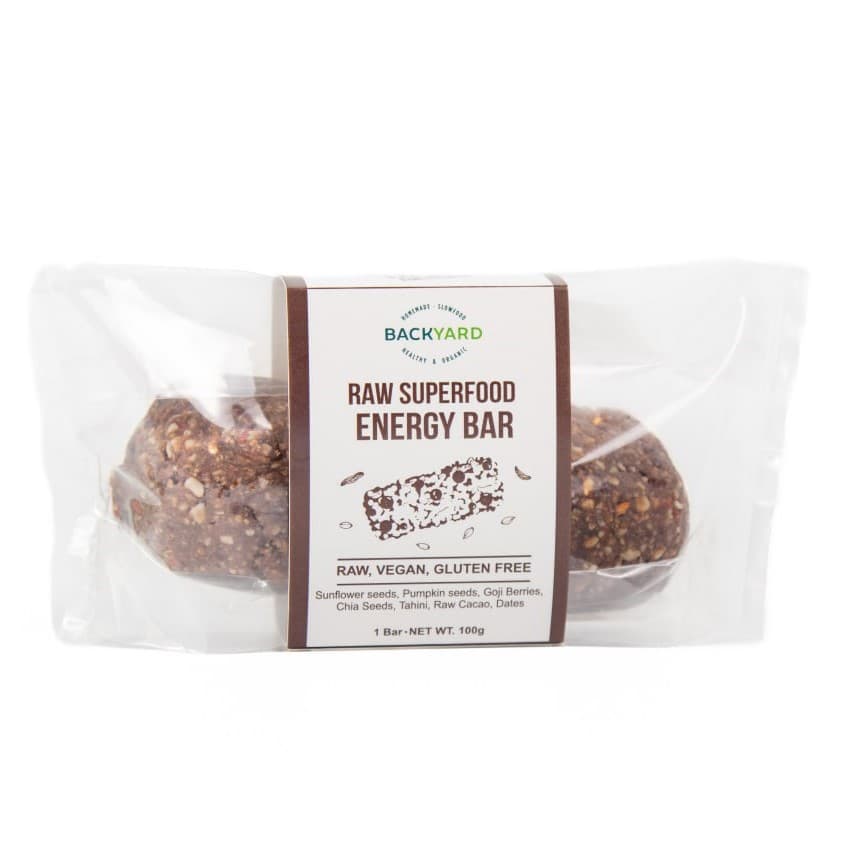 Raw Superfood Energy Bar - Backyard Café