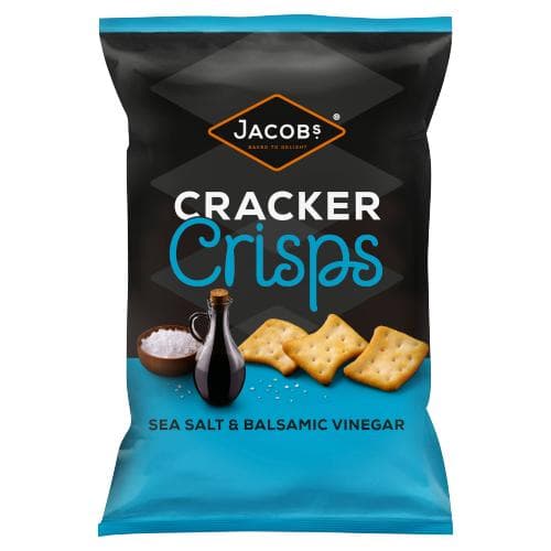 Cracker Crisps Sea Salt & Balsamic Vinegar