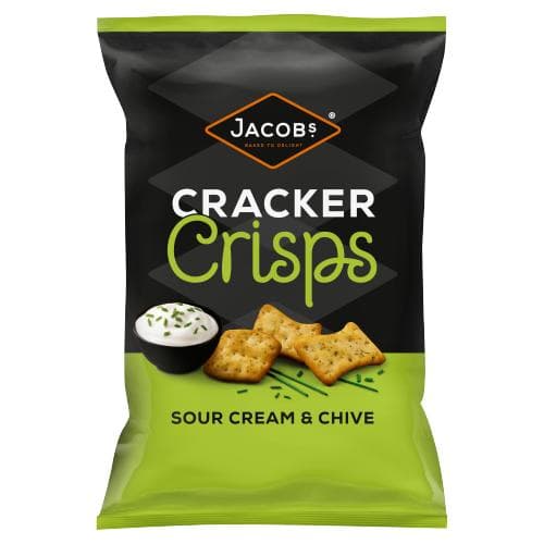 Cracker Crisps Sour Cream & Chive - Jacobs