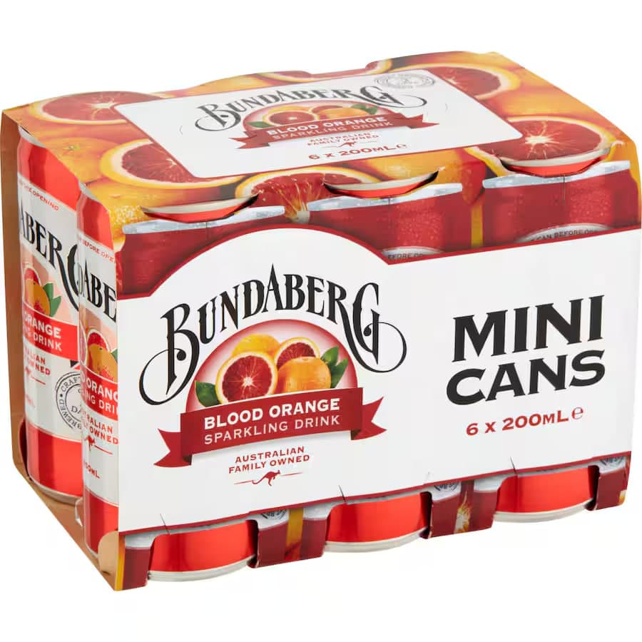 Blood Orange Sparkling Can Pack - Bundaberg