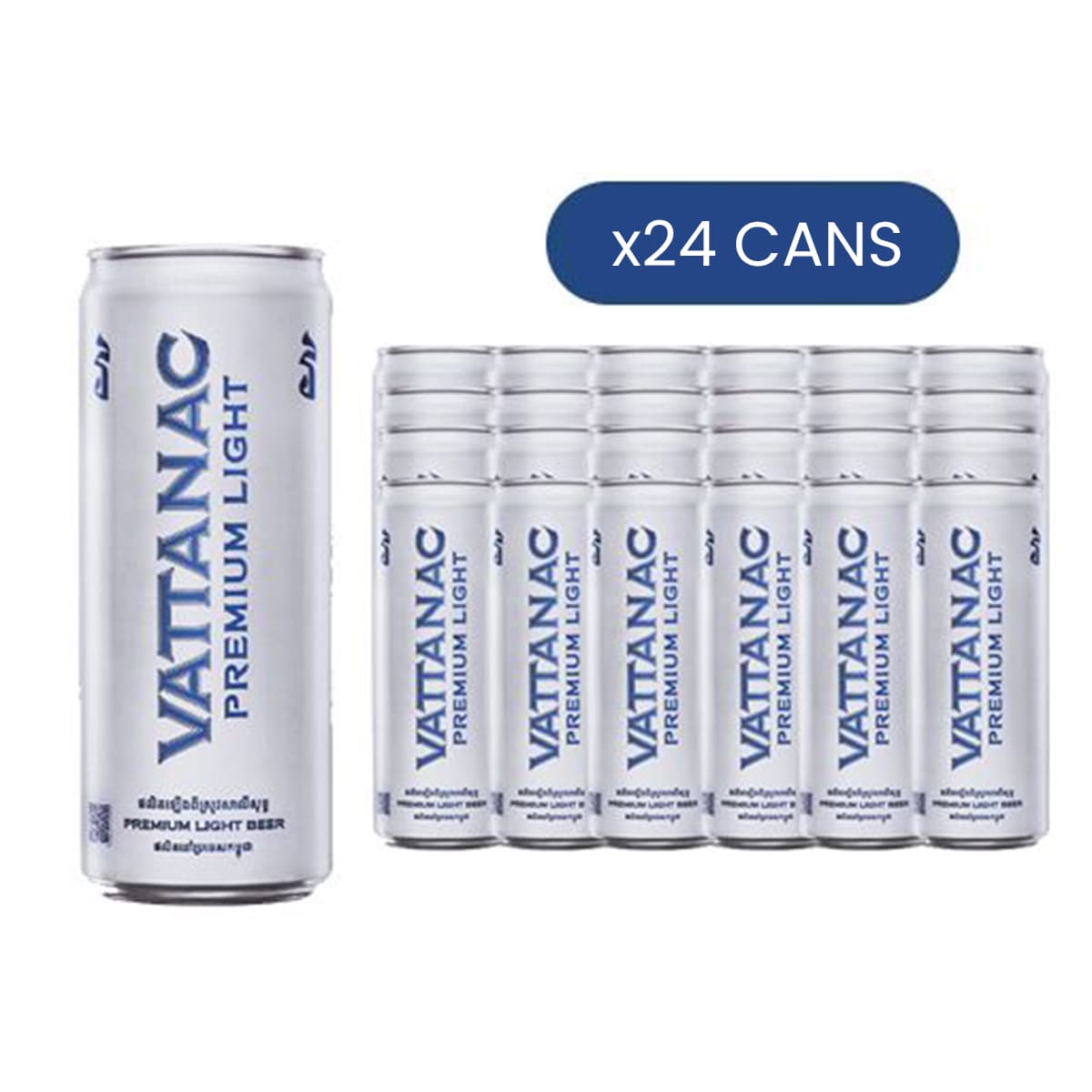 Vattanac Beer Premium Light Cans