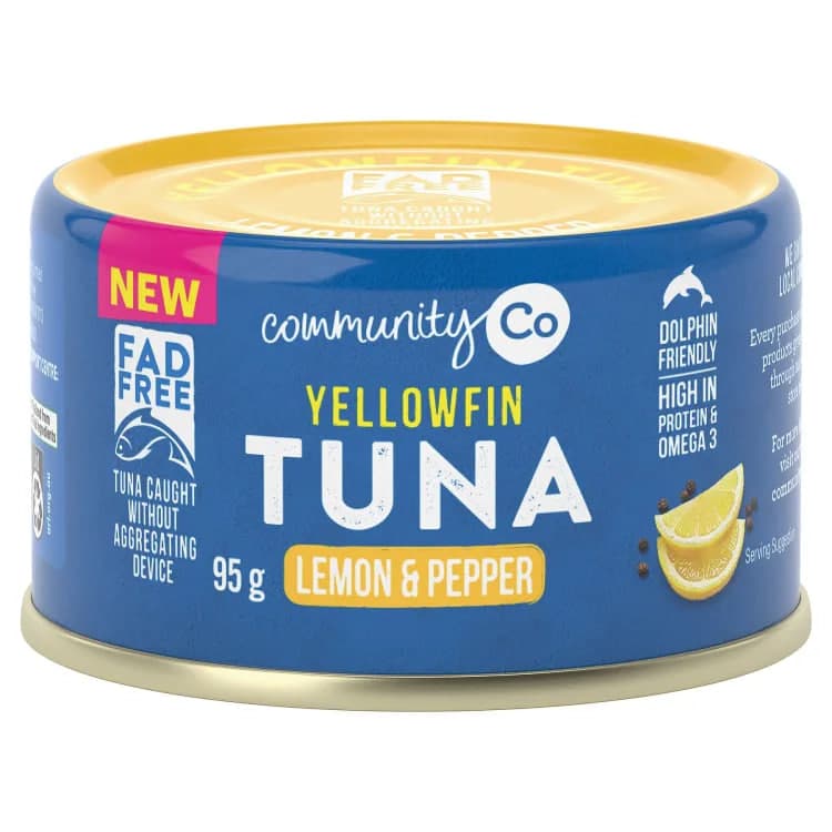 Yellow Fin Tuna Lemon Pepper - Community Co