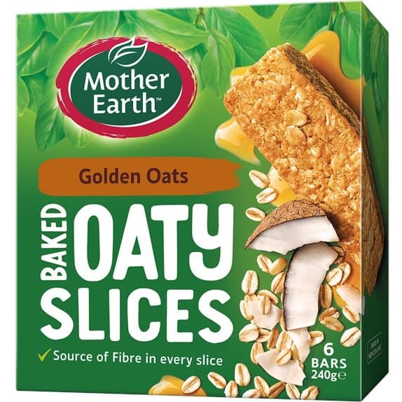 Golden Oats Slices - Mother Earth
