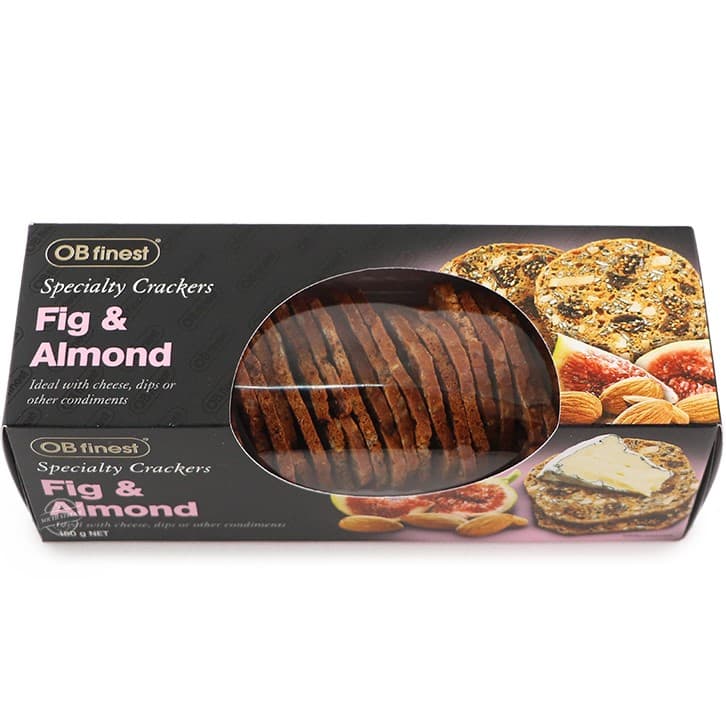 Crackers Fig & Almond - OB Finest