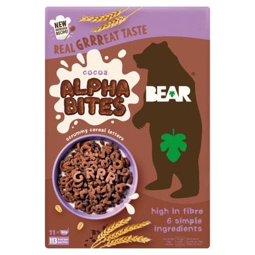 Cacao Alphabite Scrummy Cereal Letters - Bear