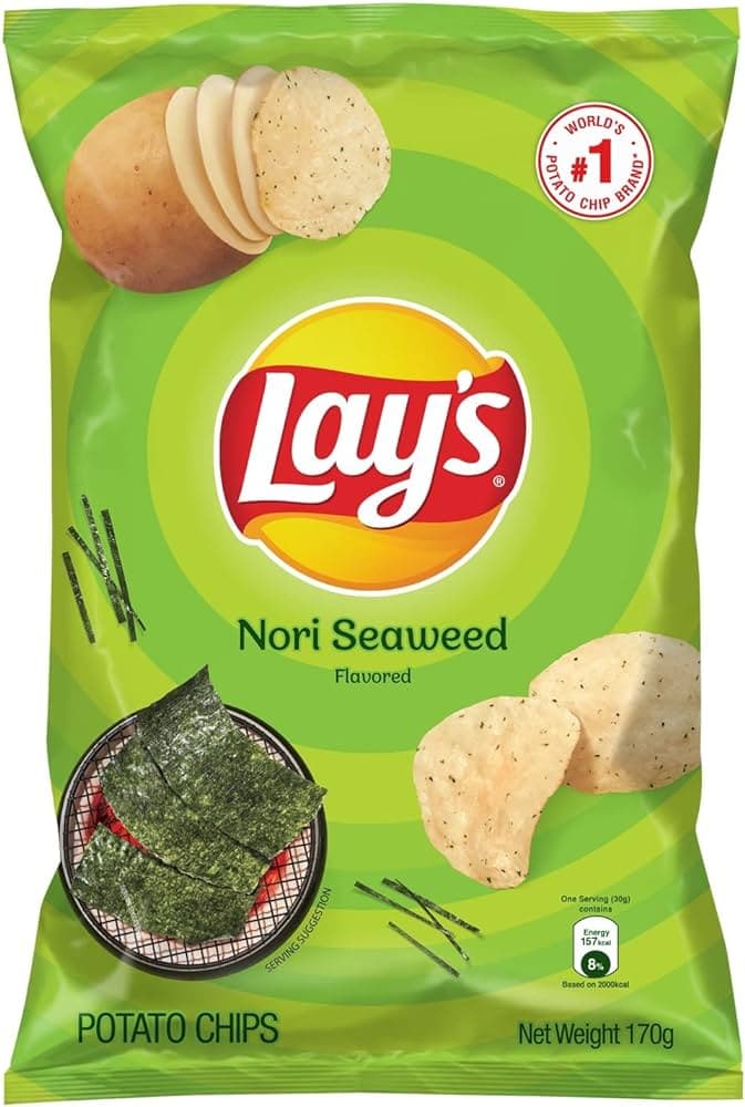 Nori Seaweed Chips - Lay's